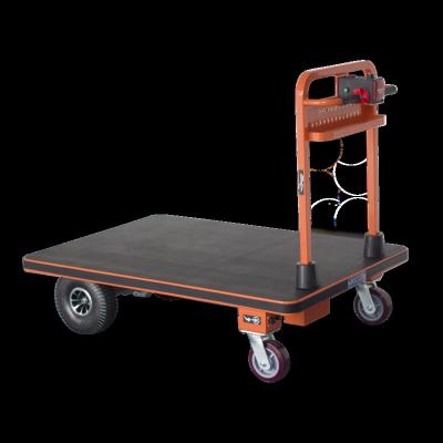 China NK 105 Platform 500kg Easy Mobile Heavy Duty Transport Trolley Warehouse Electric Trolley for sale