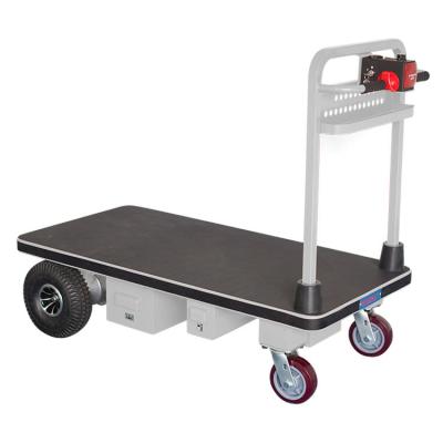 China NK 104 Material Handling Platform Easy Movable Motorized Outdoor Hand Trolley Cart Electric Motor for sale