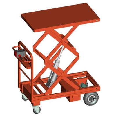 China NK 1103 Manufacturing Industrial Electric Heavy Duty Hand Truck Lift Trolley For Material Handling for sale