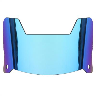 China ABS+PC American Football Sun Visor For Helmet Youth Soccer Visor Black Universal Fit Helmet Eye-shield Sun Visor for sale