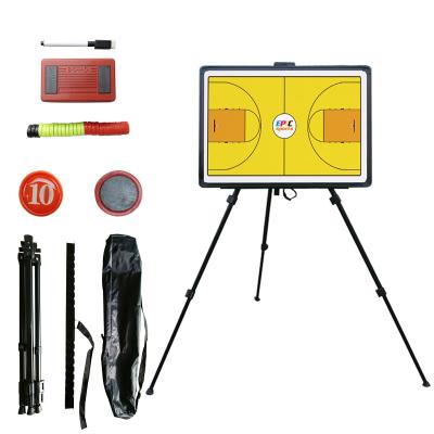 China Bracket Type Basketball Coaching Tactical Board With Dry Tripod Stand Marker Pen Eraser for sale