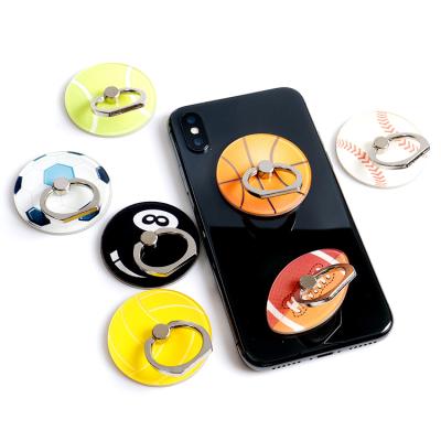 China 360 Degress Rotation Drop Prevention Cell Phones Ring Holder ER045 / America Football Rugby Sticker Holder Phone Bracket 360 Rotation Suction Mount for sale