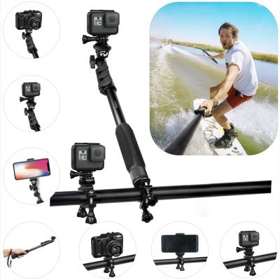 China Universal Digital Camera Extreme Sport Selfie Diving Surfing Stick For GoPros Cameras Mobile Phones Selfie Stick Tripod for sale