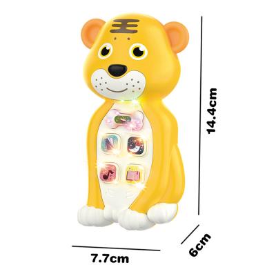 China Light/Music Baby Learning Toys Tiger Story Electric Machine Educational Mobile Toys With Light And Music Gift Toys For Children for sale