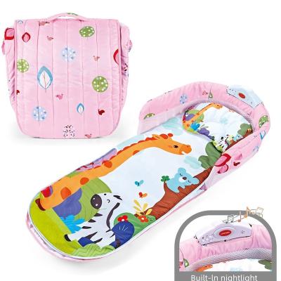 China Modern Multifunctional Portable Soft Newborn Sofa Cribs Cotton Fabric Baby Nest Musical Bed for sale