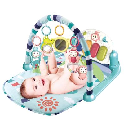 China Baby Kicking and Play Piano Gym Activity Center Musical Play Mats Baby Kicking and Play Piano Gym Activity Center Musical Play Mats with Lights and Music Sounds for sale