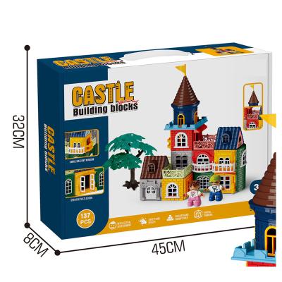 China Children 137PCS Diy Toys Amazon Hot Sale Christmas Gift Educational Building Block Toys Assembling Brick Toys for sale