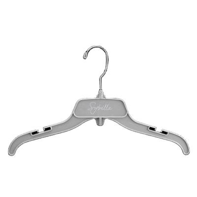 China Eco-friendly Material Cheap Customizable Color Plastic Garment Hanger for sale