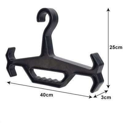 China ABS Anti Slip Universal Tactical Plastic Hangers Heavy Material Material Anti Slip Vest Equipment Hanger Military Clothing Display Rack for sale