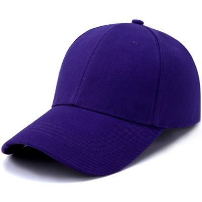 China COMMON Adjustable Blank 100% Polyester Plain Hat Structured Casual Baseball Hats Sports Hats Logo Custom for sale