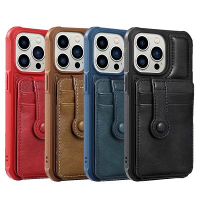 Cina Copertura sottile elegante di lusso del pro di Max Compatible Vegan Leather Phone dell'iPhone 13 classico premio esile di caso in vendita