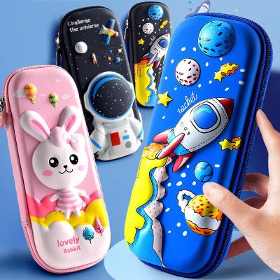 China Pencil Case 3D EVA Space Pencil Box Galaxy Pencil Case Astronaut Pencil Punch Blue Cartoon Pencil Holders Large zu verkaufen