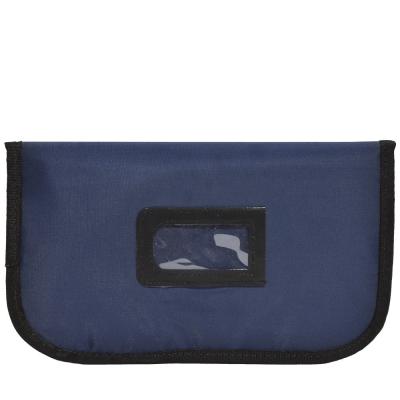 China SPLIT COIN BAG NAVY BLUE NYLON CLUTCH WATERPROOF PURSE - READY TO SHIP - CUSTOM MADE for sale