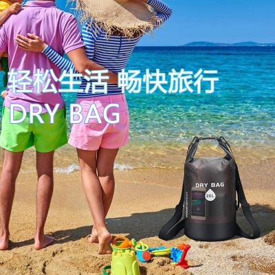 China BEACH BAG WATERPROOF BUCKET BAG TRANSPARENT PVC WATERPROOF BUCKET BAG DRIFT WATERPROOF BAG SWIM BAG for sale