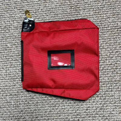 China CROSS-BORDER EXPLOSIVE BANK BAG ZIPPER BAG RED NYLON SECURITY PURSE MEDICINE BAG GUN AMMO BAG for sale