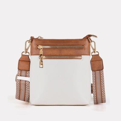 Κίνα NEW DETACHABLE JACQUARD STRAP RETRO COLOR PU LEATHER CROSSBODY BAG CROSS-BORDER WOMEN'S BAG προς πώληση