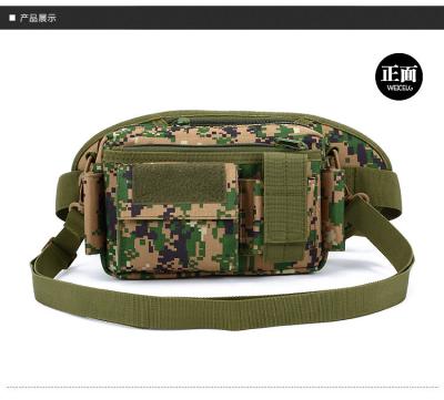 Cina CAMO OUTDOOR SMALL WAIST PACK CAN BE DETACHABLE THREE-USE COMBINATION WAIST PACK SPORTS TACTICAL WAIST COVER SINGLE SHOU in vendita