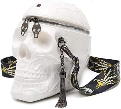 China SKULL PURSES HANDBAGS FOR WOMEN SHOULDER BAG,SKULL CROSSBODY PURSE GOTHIC BAG PURSES HOLIDAY PARTY GIFT for sale