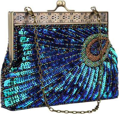 Chine VINTAGE STYLE BEADED AND SEQUINED EVENING BAG WEDDING PARTY HANDBAG CLUTCH PURSE FOR WOMEN EVENING à vendre