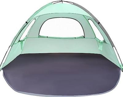 중국 WhiteFang Beach Tent Anti-UV Portable Sun Shade Shelter for 3/4/6 Person, Extendable Floor with 3 Ventilating Mesh 판매용