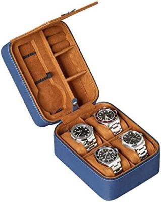 China ROTHWELL 5 Watch Travel Case Storage Organizer for 5 Watches | Tough Portable Protection w/Zipper Fits All Wristwatches for sale