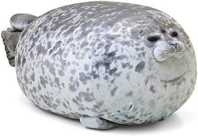 Κίνα MerryXD Chubby Blob Seal μαξιλάρι, γεμάτο βαμβάκι Plush Animal Toy Cute Ocean Medium ((17.6 ίντσες) προς πώληση