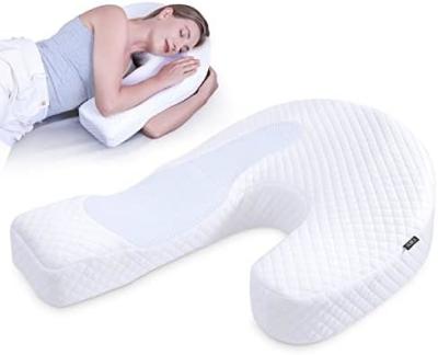 Chine Coussin pour dormeur latéral Coussin pour corps pour adulte Coussin en mousse de mémoire avec support en forme de U Contouré soulagement de la douleur avec à vendre