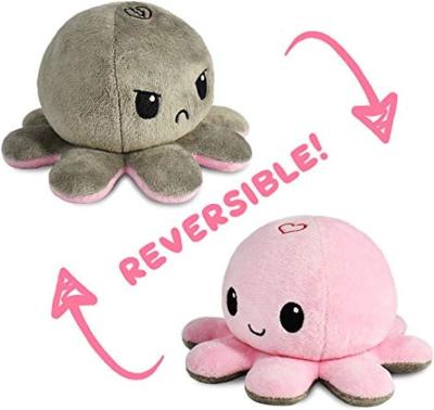 China TeeTurtle - The Original Reversible Octopus Plushie - Love + Hate - Cute Sensory Fidget Stuffed Animals That Show Your for sale