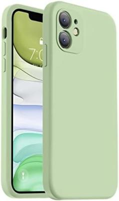 China Compatible with iPhone 11 Case, Upgraded Liquid Silicone with [Square Edges]  [Soft Anti-Scratch Microfiber Lining] for sale