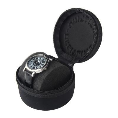 China Mutispandex EVA Mens Watch Jewelry Box Velvet Lining Black Color for sale