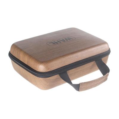 China Dustproof EVA Storage Case Wood Grain Portable Socket Organizer Case for sale