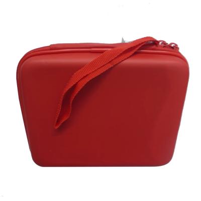 China Red Color EVA Electronic Organizer Bag 30X16X3cm Zipper Closure for sale