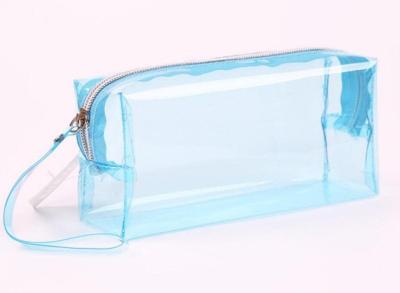 China EVA Transparent Pen Pouch Pvc-harter Plastikbleistift-Kasten mit Fächern zu verkaufen