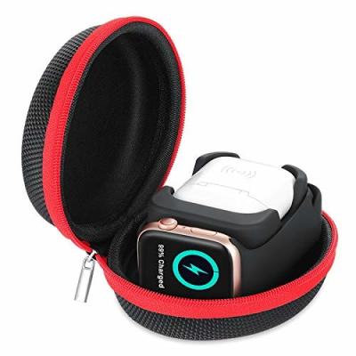 China Draagbaar Pu Leer EVA Watch Case Crush Proof voor Apple Airpods Te koop