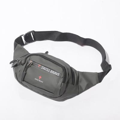 China OEM Nylon Waterproof Waist Bag With Silk Screen Printing Logo for sale