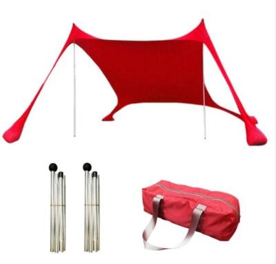 중국 UPF 50+ 180GSM Lycra Outdoor Sunshade Beach Tent 판매용