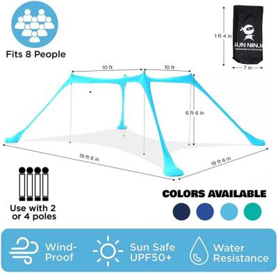 China UV-beständiger Strand-Sonnenschutz, 180 g/m² Lycra-Material, UPF 50+ zu verkaufen