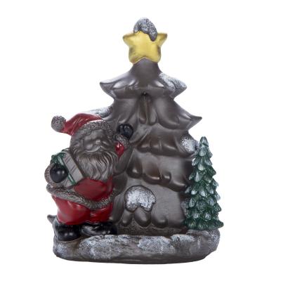 China Chinese Incense Christmas Tree and Wholesale Santa Claus Cone Aromatherapy Backflow Incense Burner for sale