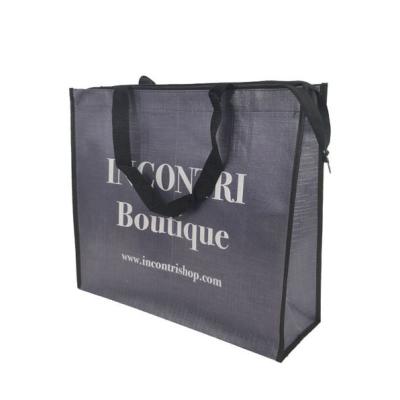 China 100% Recycle Brand New Style Fashion Boutique Custom Non Woven Handbags With Zipper for sale