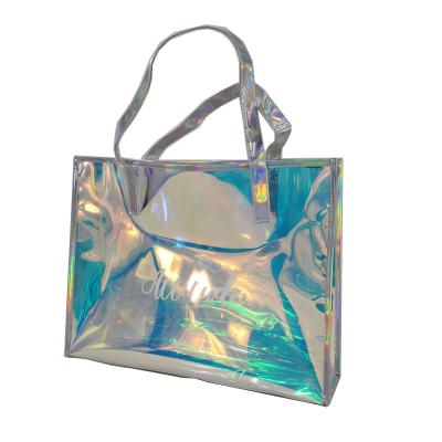 China New arrival fashionable hotsell pvc bags holographic laser type for package for sale