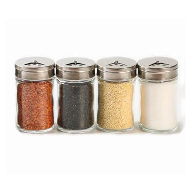 China Factory Price Viable Wholesale 80ml Spice Clear Clear Glass Jars for sale