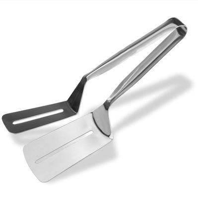 China Hot Selling Stored Amazon Stainless Steel Steak Clip Family-Use BBQ Pizza Food Clamps Universal Tongs Bread Clip for sale