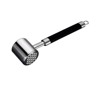 China 11inch Dishwasher Safe Easy Clean Meat Mallet Tool Stainless Steel Meat Tenderizer Durable Heavy Duty Loose Hammer for sale