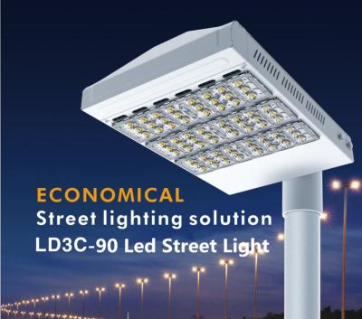 중국 방수 크리 사람 LED 가로등 90 와트 85-265VAC는 접합 온도 <60°C를 입력했습니다 판매용