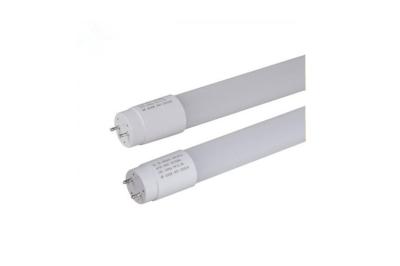 China Full Nanometre Plastic LED T8 Fluorescent Tube Non Rotatable LED Fluro Tube Replacement for sale