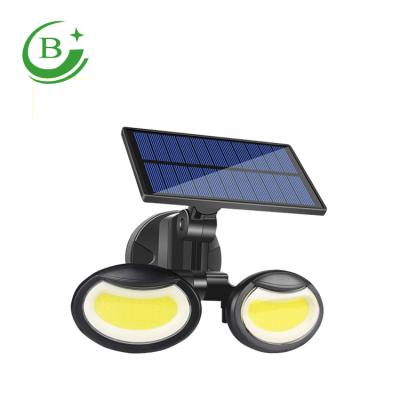 China Hot Selling Polycarbonate Outdoor Solar Collector Led Wall Light ABS Material IP65 Led Garden Light for sale