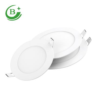 China 90LM/W Round Mount LED Panel Light 6W Ultra Thin Outdoor CE LED Panel Light for sale