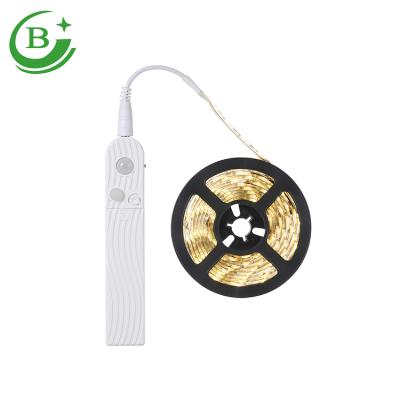 China Holiday Decoration Hot Sale SMD2835 12V IP65 Waterproof Smart Sensor LED Strip Light With Battery for sale