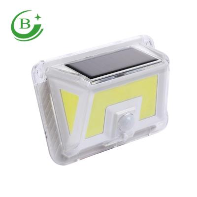 China Waterproof Outdoor Solar Powered LED Motion Sensor Wall Light LED Garden Street PIR Motion Sensor Solar Light for sale