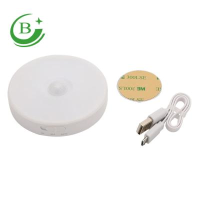 China Modern Auto Induction PIR Motion Sensor USB Charging LED Night Light Modern for sale